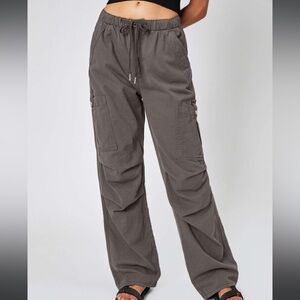 Cider Denim Drawstring Cargo Pants